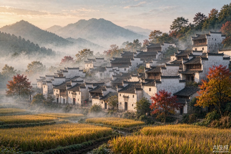 黄山秋日云海奇松 · 安徽
