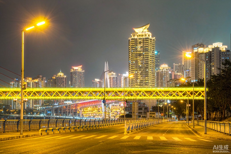 重庆 8D 魔幻都市夜景 · 重庆