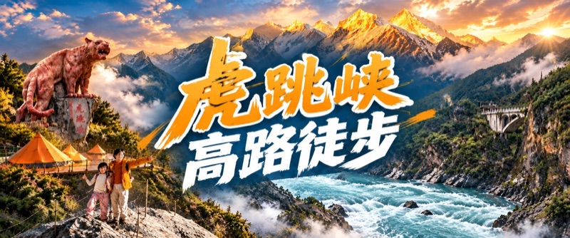 虎跳峡高路徒步亲子营