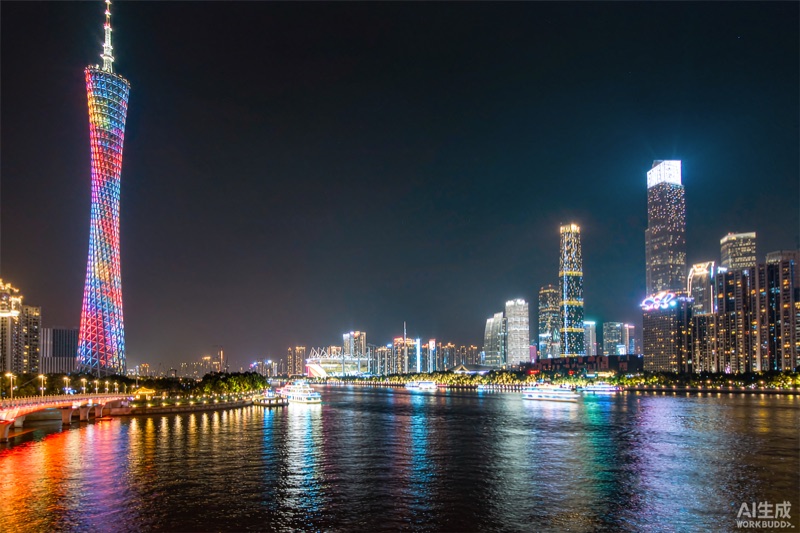 广州塔夜景 · 广东
