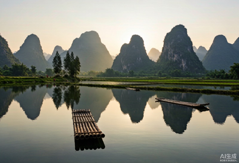 阳朔遇龙河