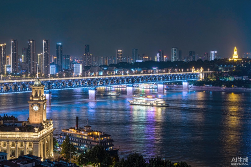 武汉长江夜景 · 湖北