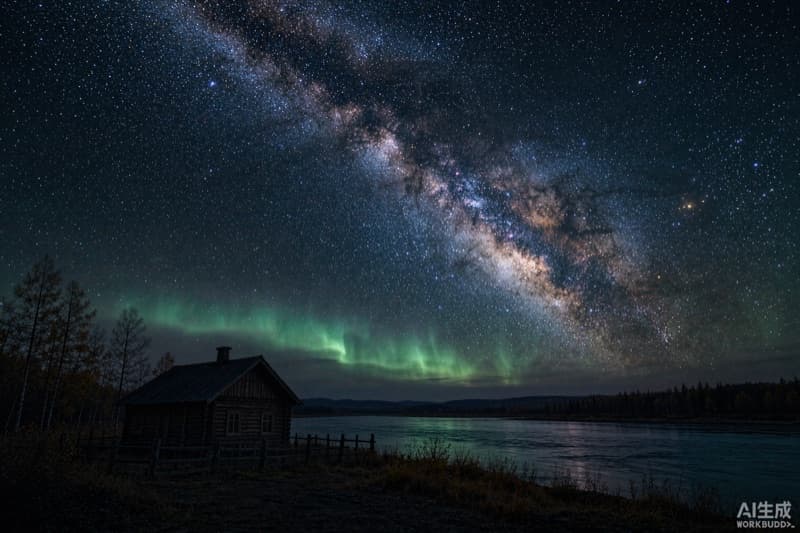 漠河北极村星空