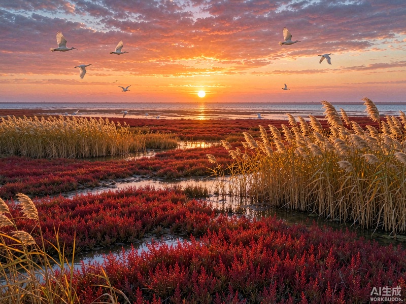 盘锦红海滩