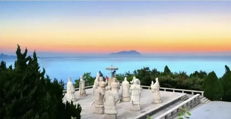 青岛海岸日出