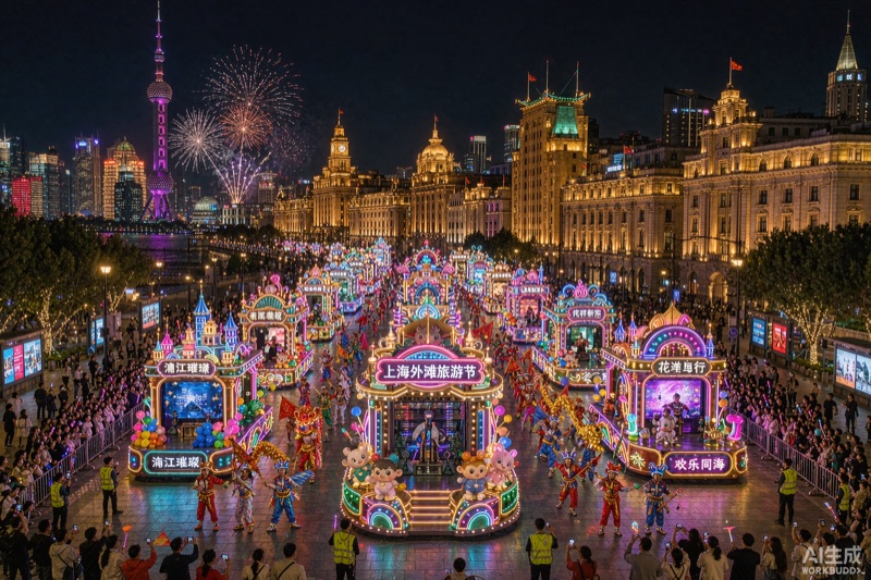 上海旅游节大巡游花车 · 上海