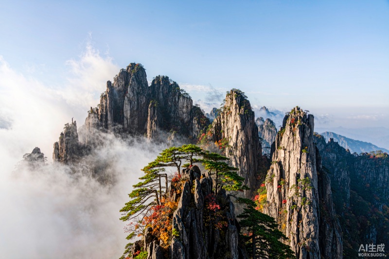 华山秋色 · 陕西